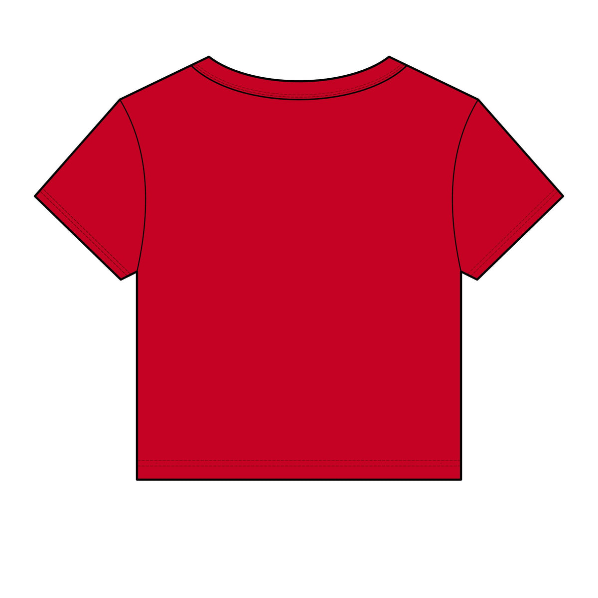 Wet Paint Don't Touch Baby Tee - Fitted Rib