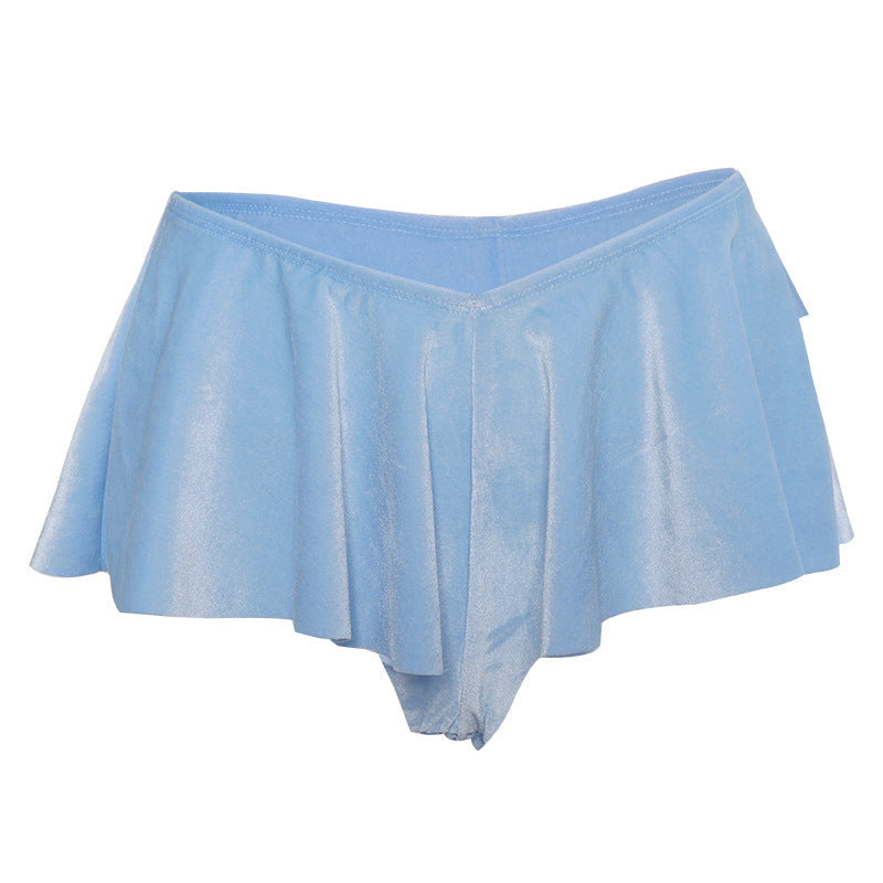 Ruffle Flare Micro Shorts