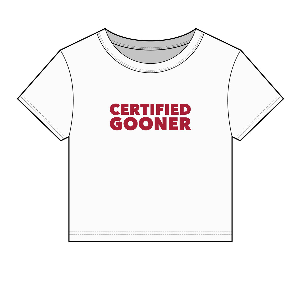Certified Gooner Baby Tee