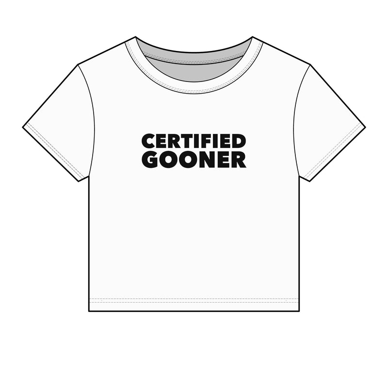 Certified Gooner Remix Baby Tee