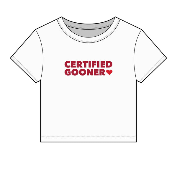 Certified Gooner Heart Baby Tee