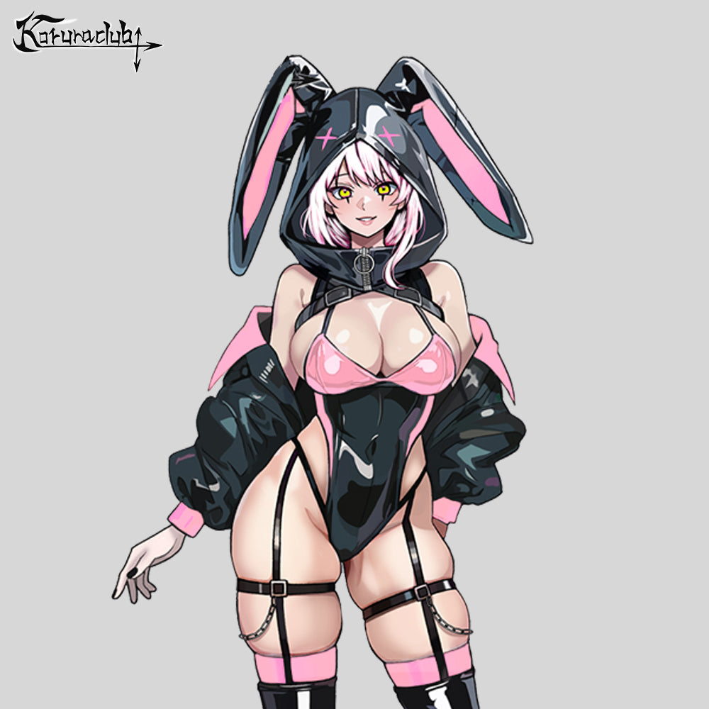 More Colors Cosplay Evil Bunny Lingerie KO70 (5-Piece Set)