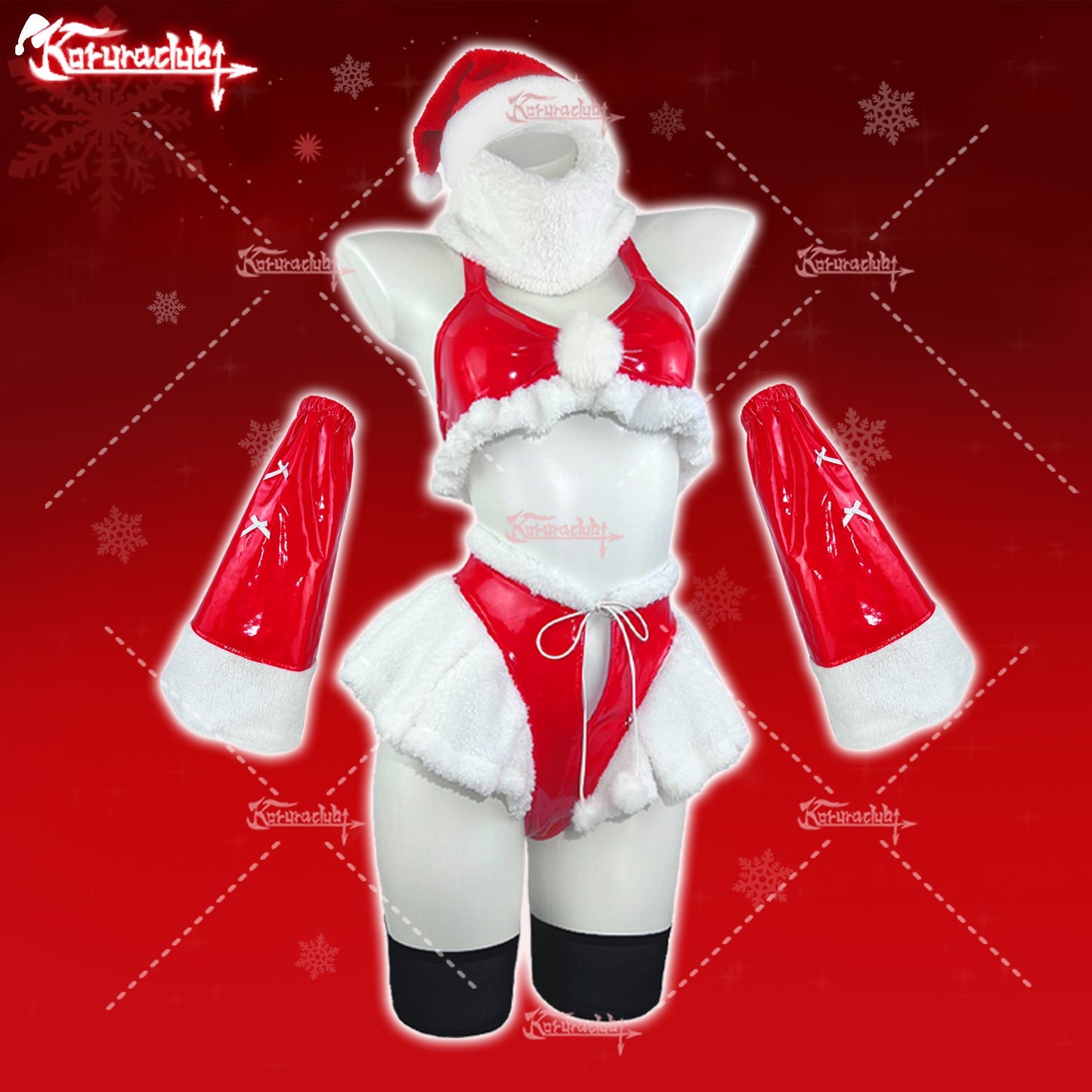 Cosplay Christmas Girl Kawaii Lingerie KO41(6-Piece Set)
