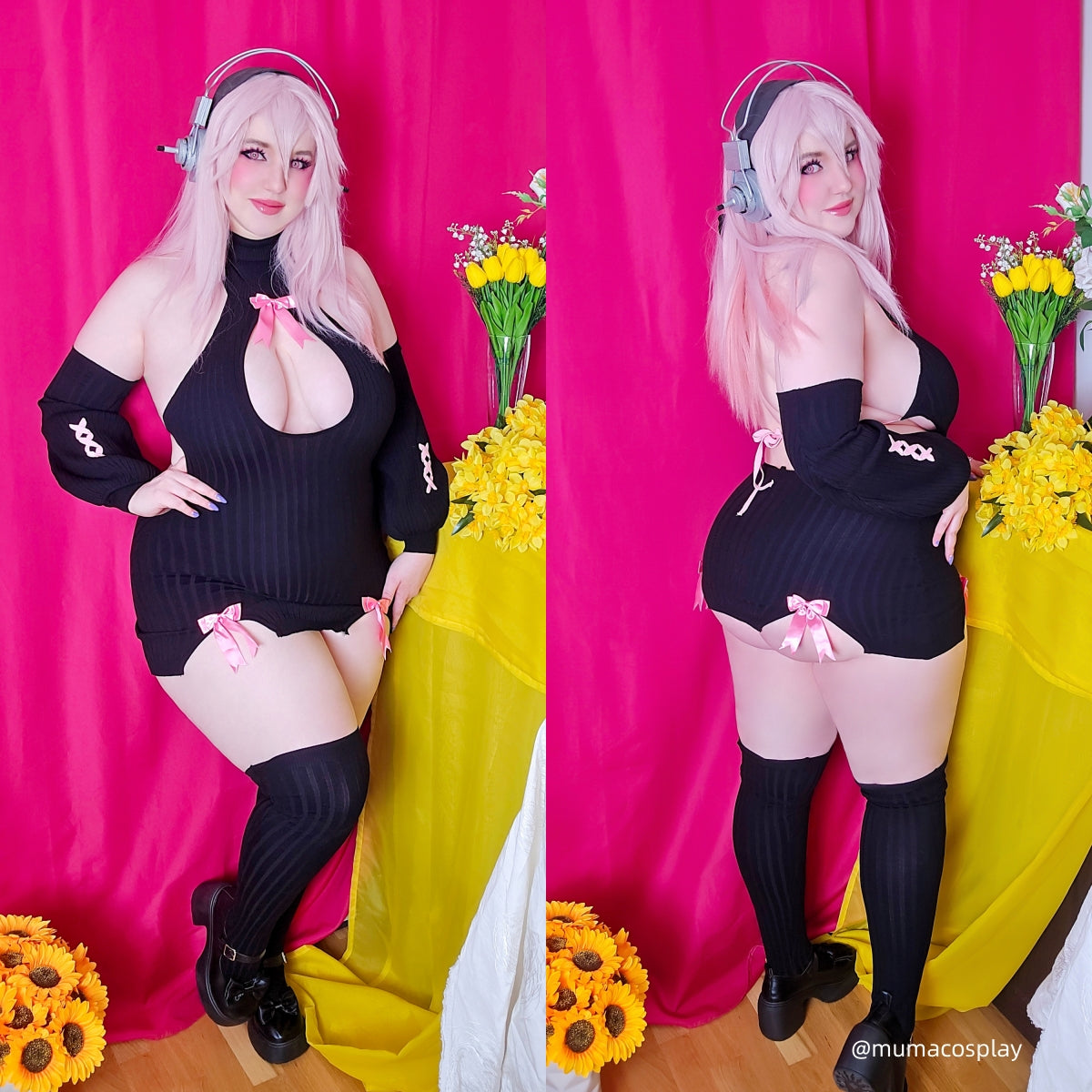 Bow sweater KO57(3-Piece Set)
