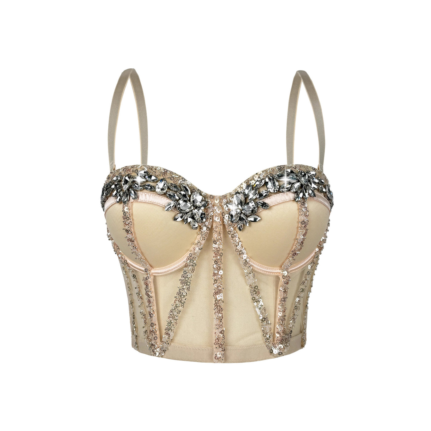 Crystal Mesh Corset