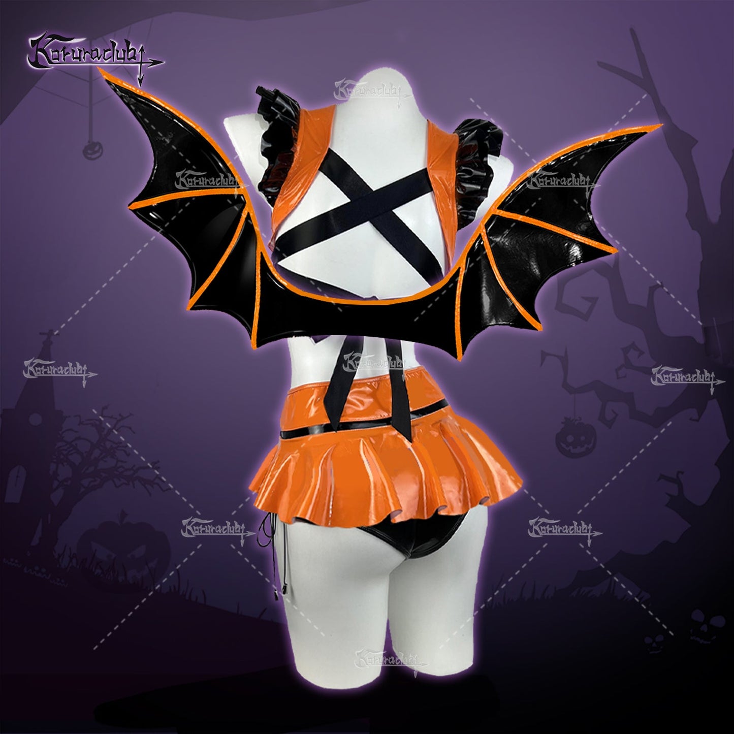 Halloween Trick or Peek Cosplay Lingerie KO35(5-Piece Set)
