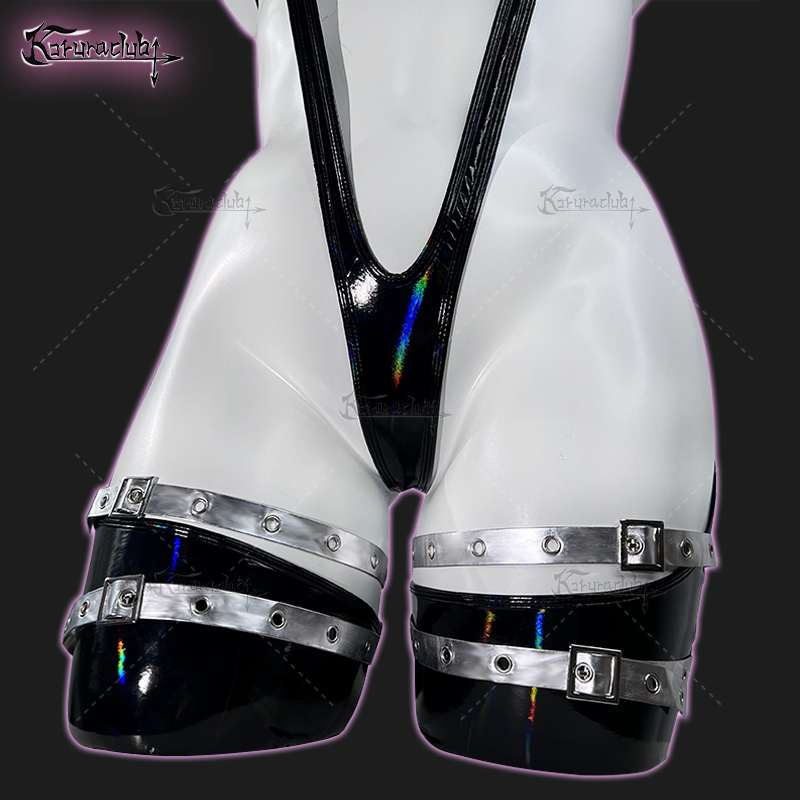 Cosplay Cyber Angel Black Lingerie KO07(7-Piece Set)