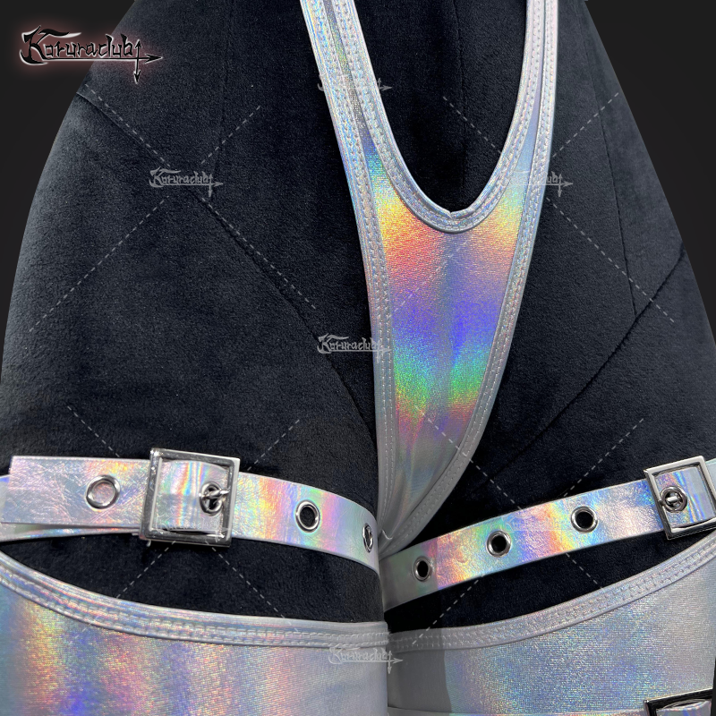 Cosplay Cyber Angel Silver Lingerie KO05(7-Piece Set)
