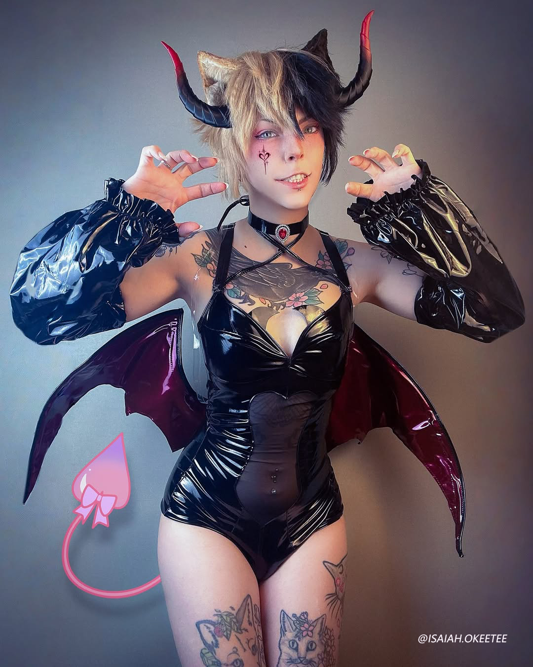 Cosplay Little Devil Costume Set KO60 (6-Piece Set)