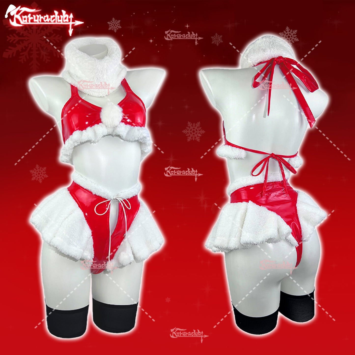 Cosplay Christmas Girl Kawaii Lingerie KO41(6-Piece Set)