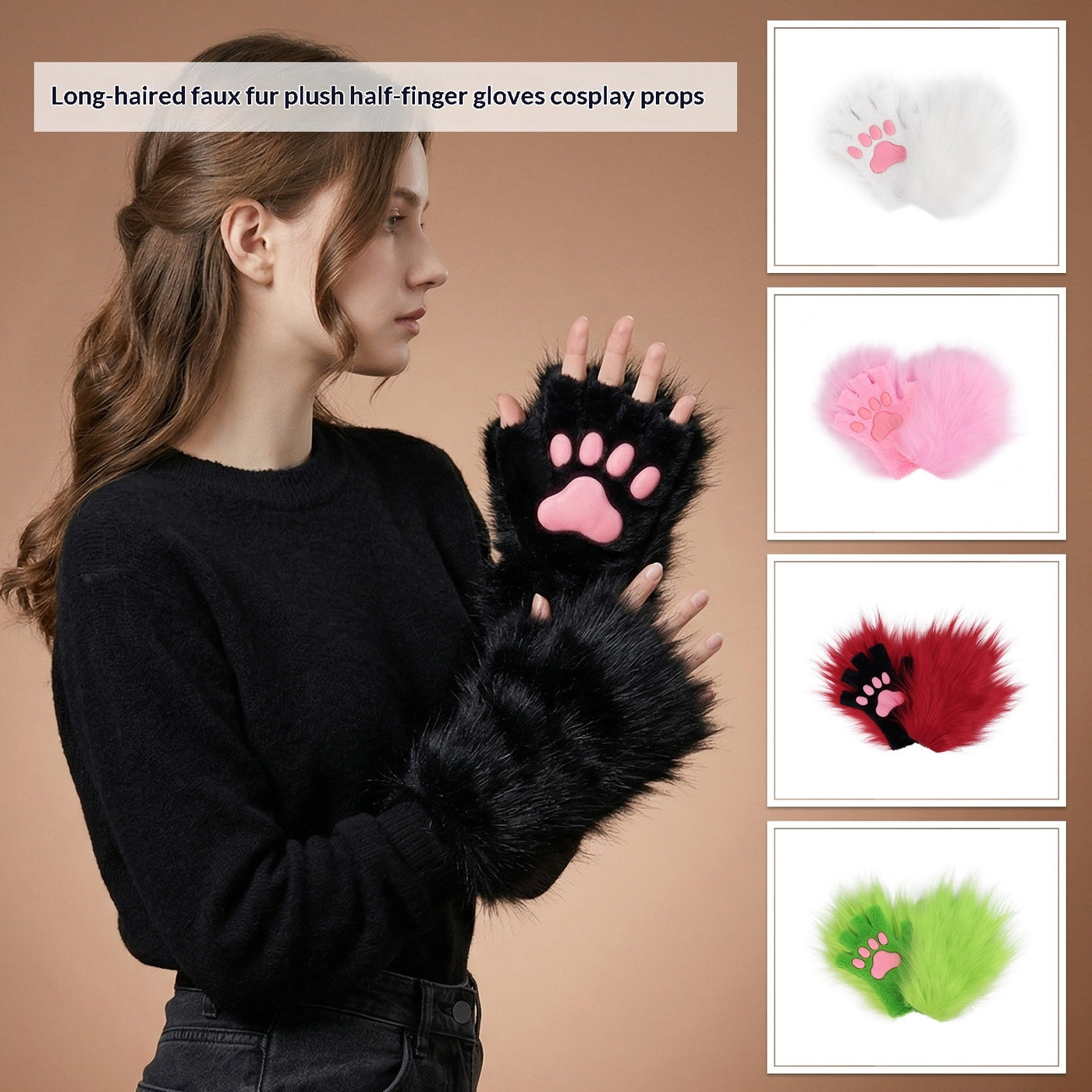 Fluffy Paw Gloves