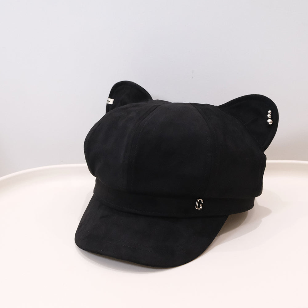 Cat Ear Newsboy Beret