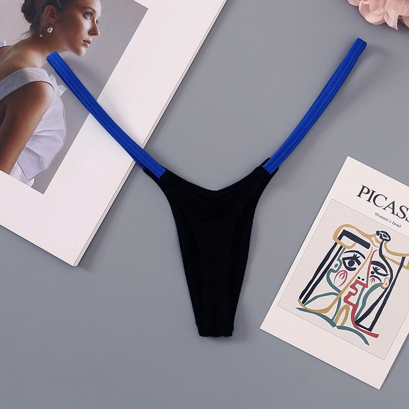 Contrast Strap Micro Thong