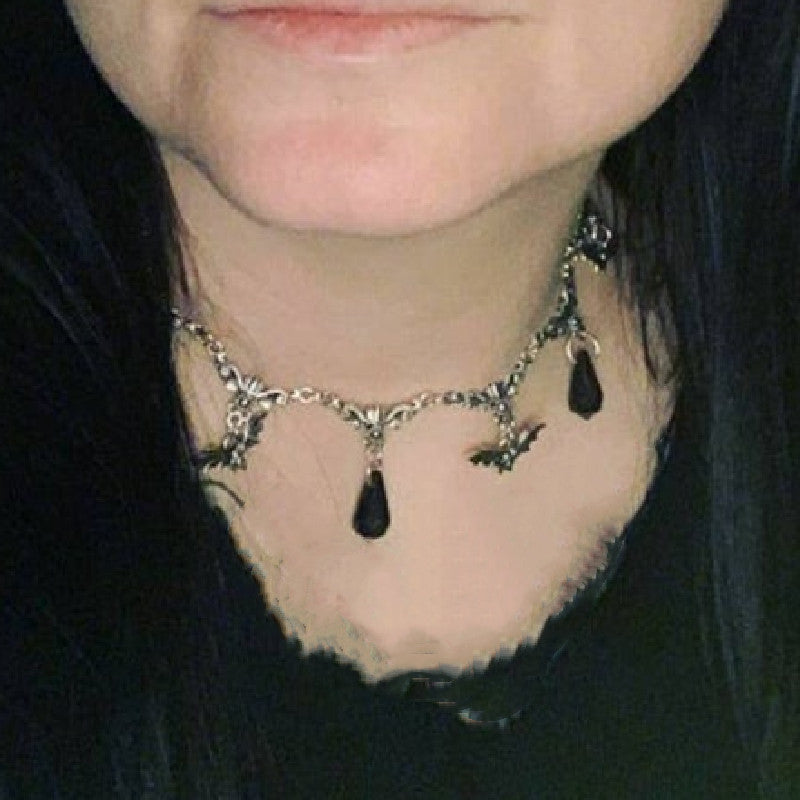 Bat Charm Choker
