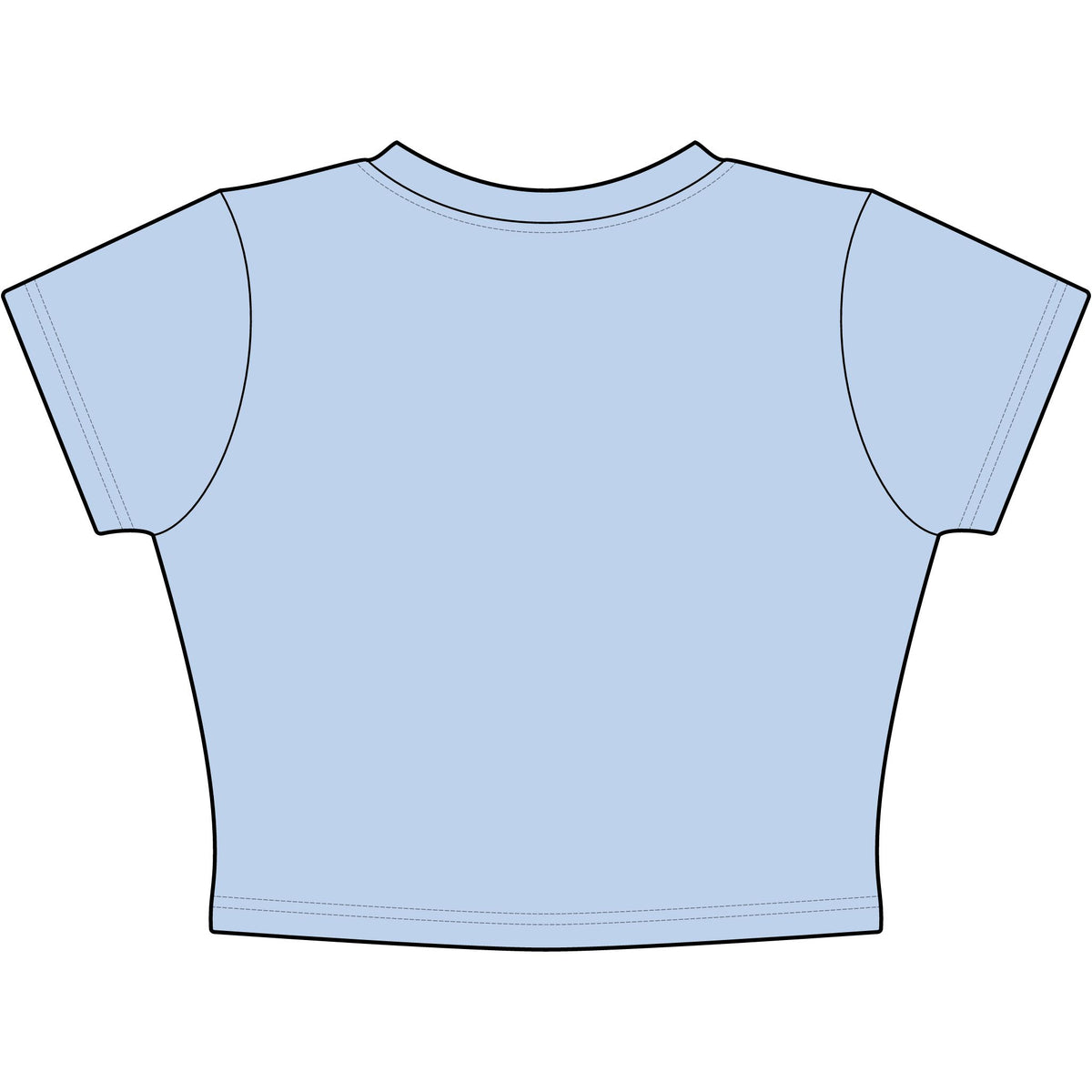 Hands Off The Merch Baby Tee - Classic Crop