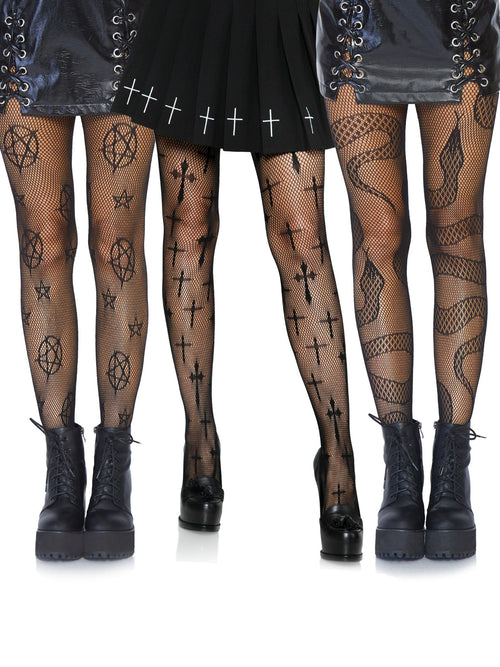 Alt Fishnet Tights Hosiery Bundle