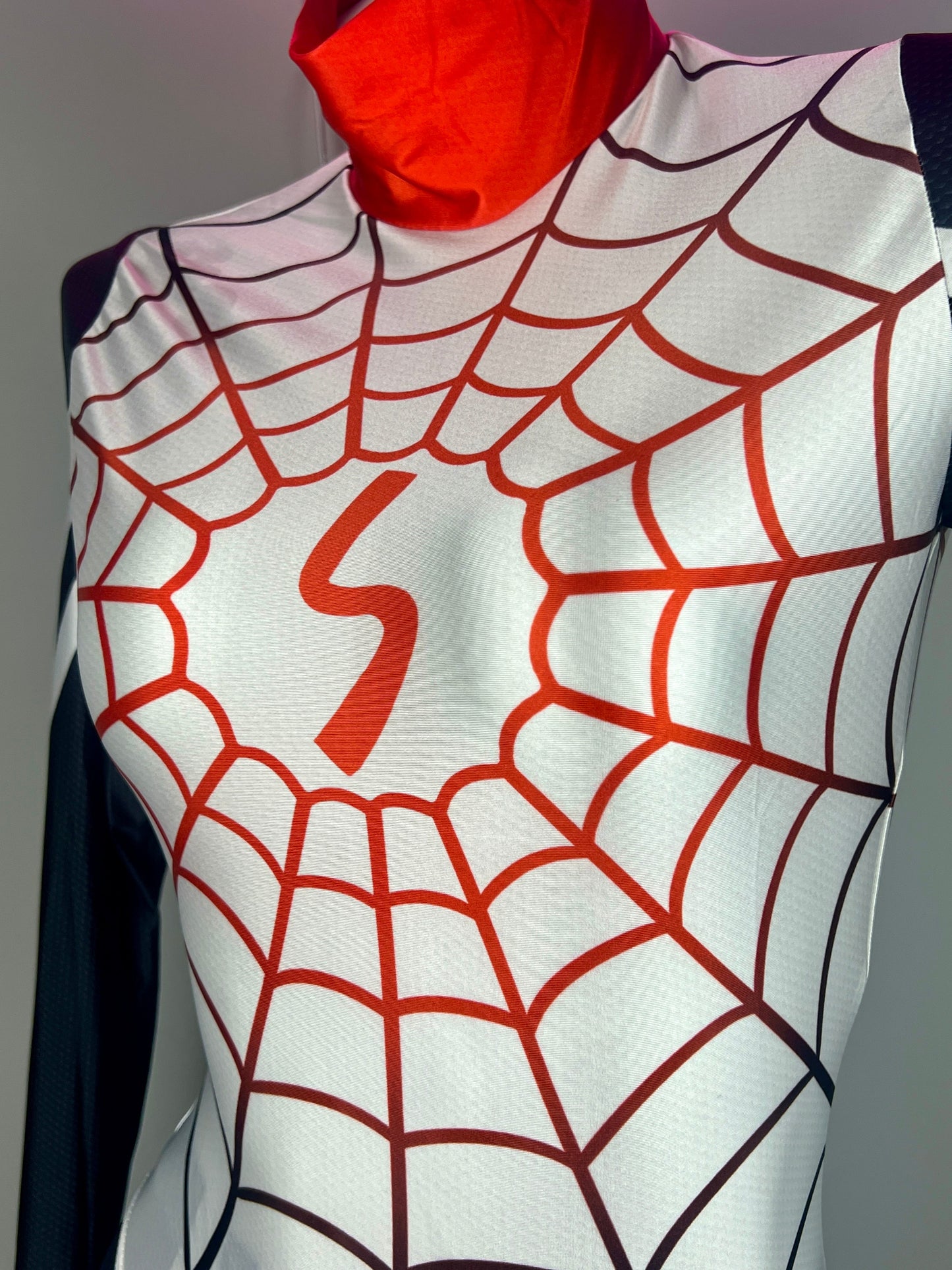 Woman Super Hero Spandex Open Crotch Cosplay Bodysuit Sexy Lingerie