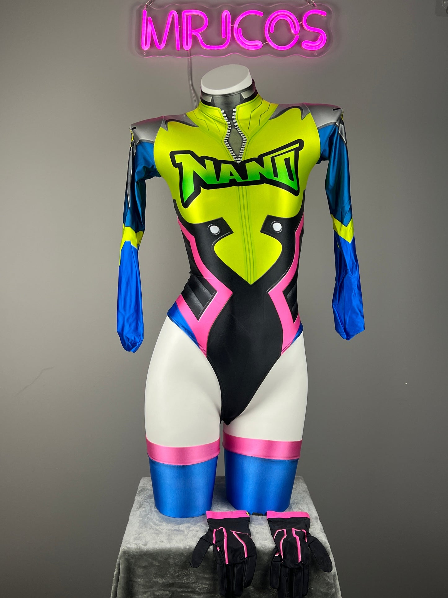 Spandex Cosplay Open Crotch BodySuit Halloween Costume