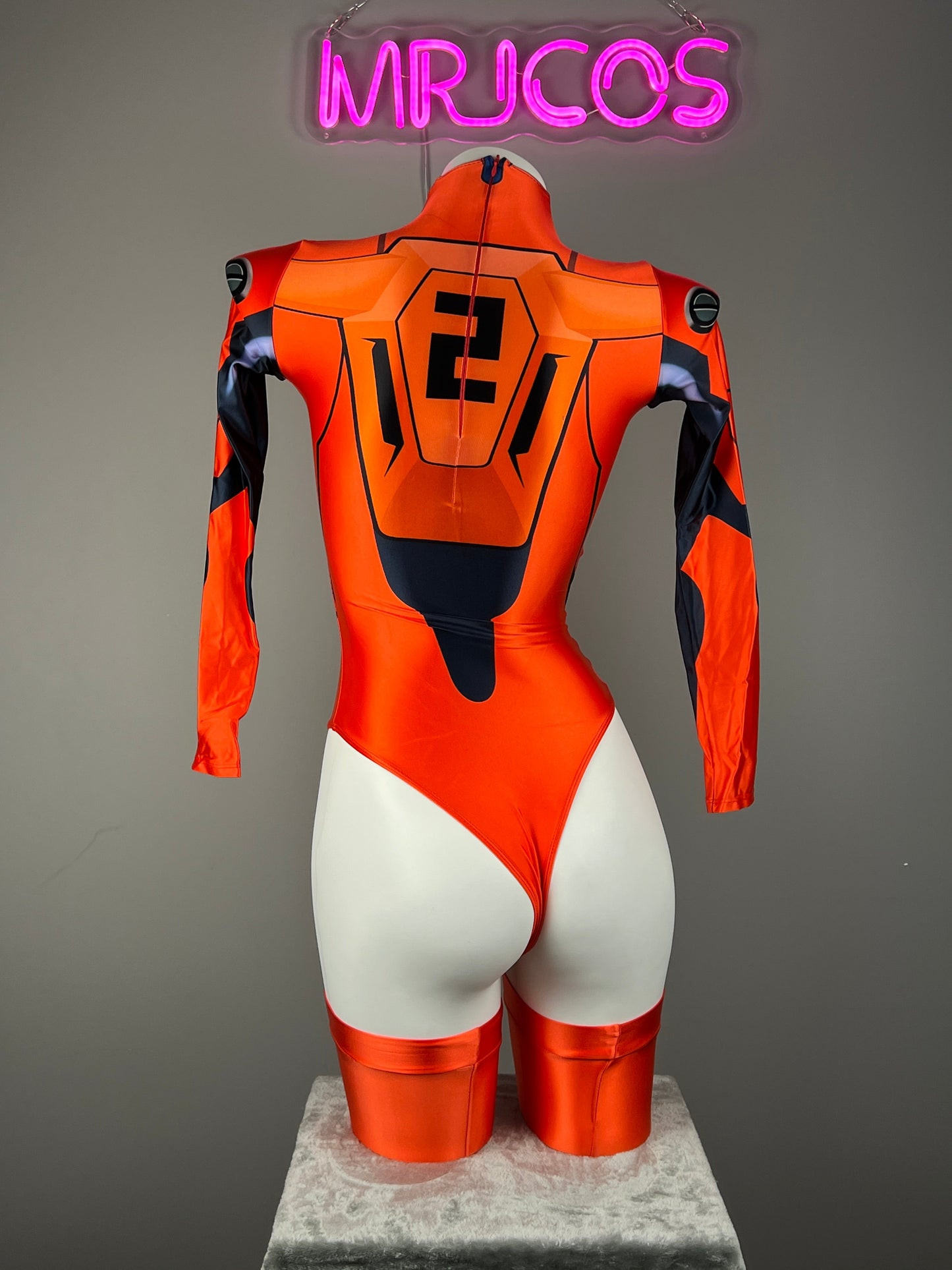 Anime Style Spandex Cosplay BodySuit Plugsuit Halloween Costume Zentai