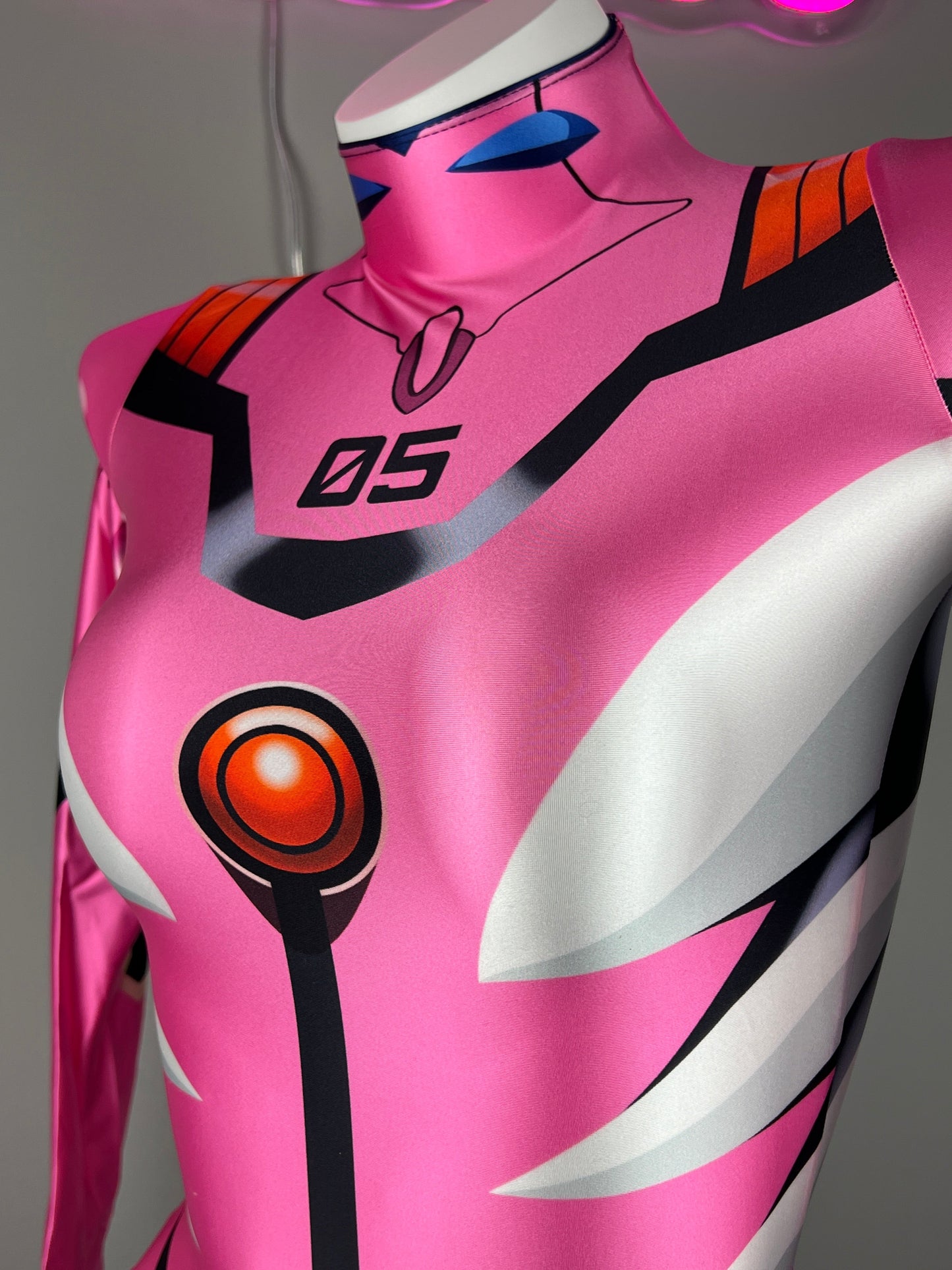 Anime Style Spandex Cosplay BodySuit Plugsuit Halloween Costume Zentai