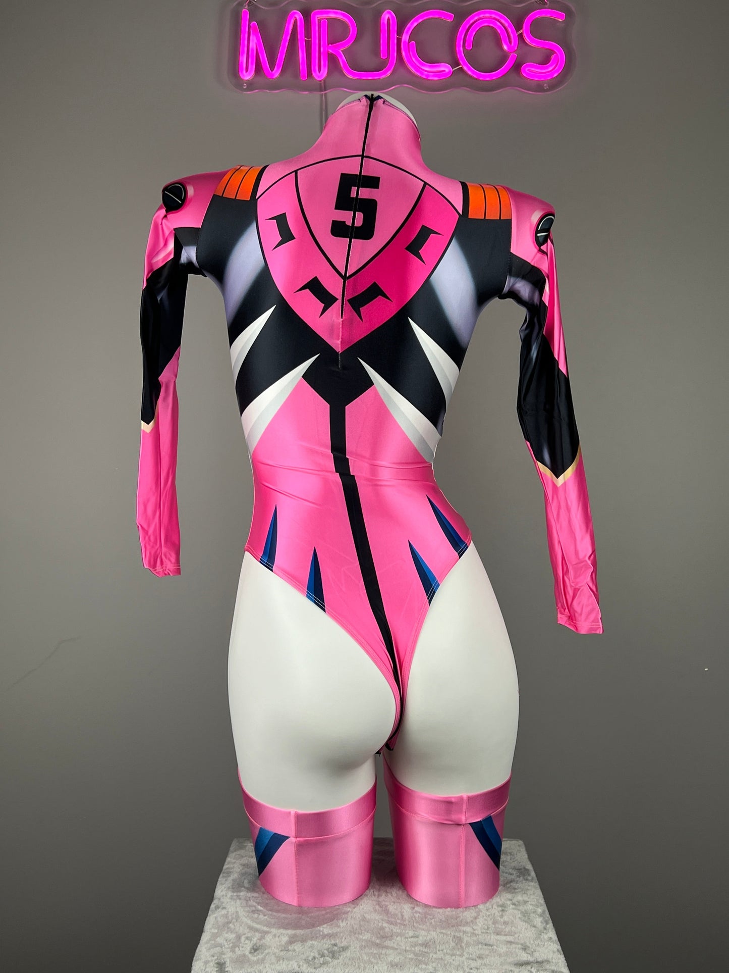 Anime Style Spandex Cosplay BodySuit Plugsuit Halloween Costume Zentai