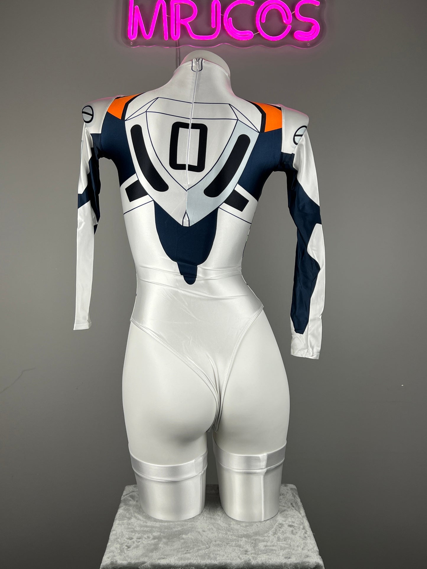 Anime Style Spandex Cosplay BodySuit Plugsuit Halloween Costume Zentai
