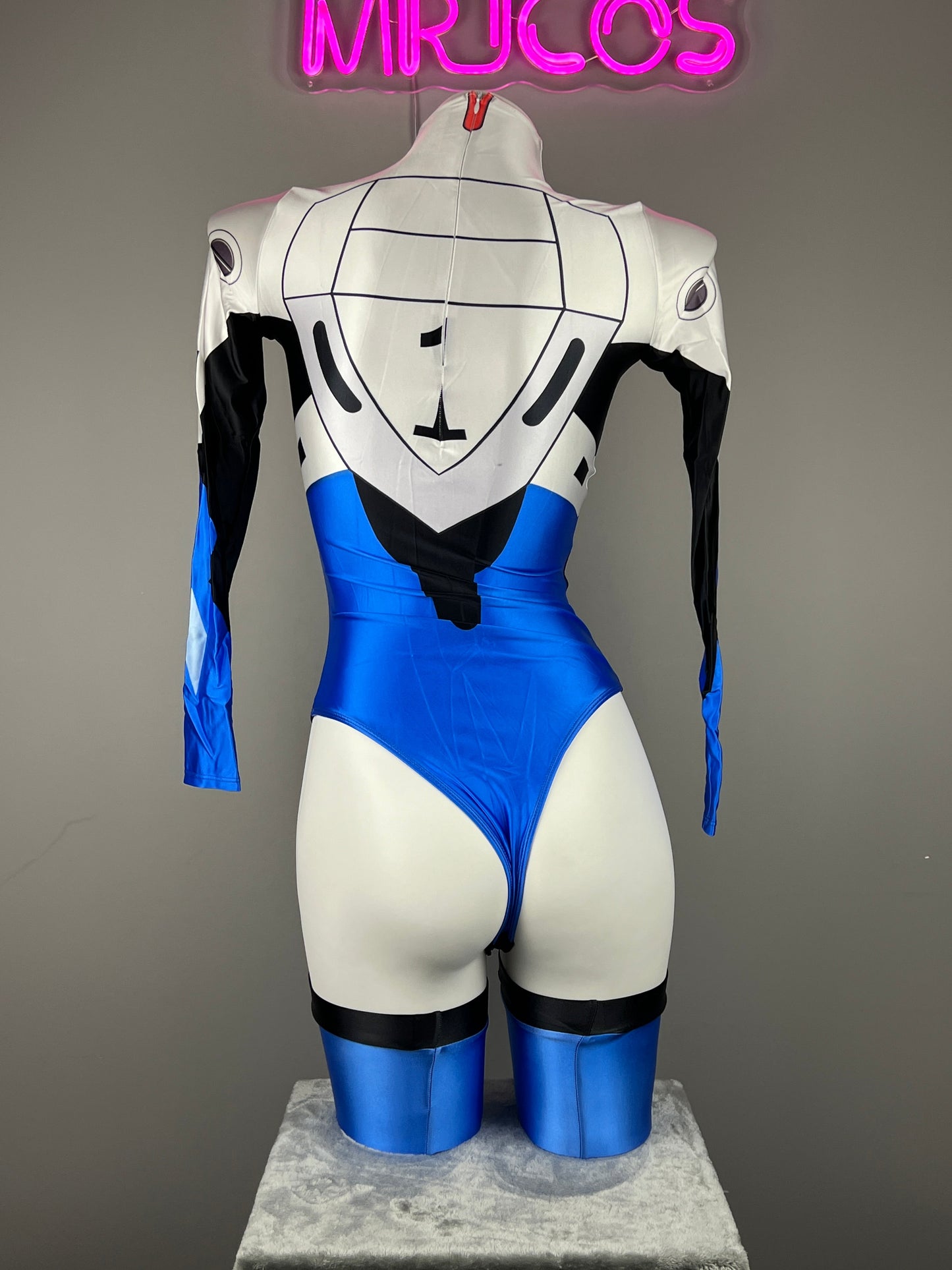 Anime Style Spandex Cosplay BodySuit Plugsuit Halloween Costume Zentai