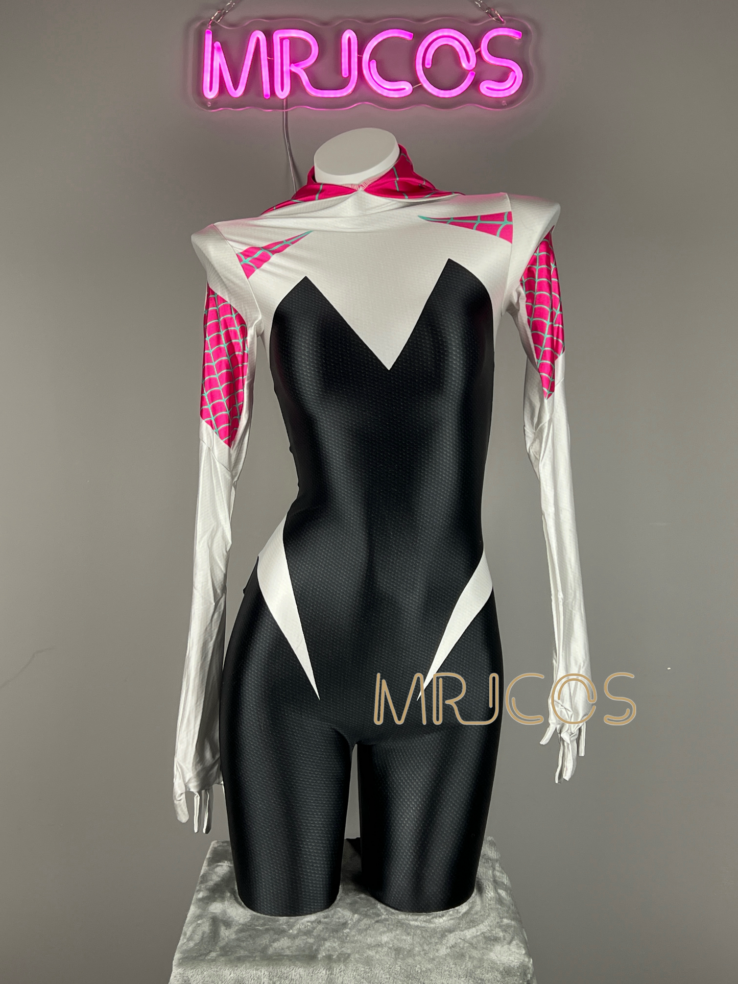 Woman Super Hero Spandex Cosplay Full Bodysuit Halloween Costume Zentai