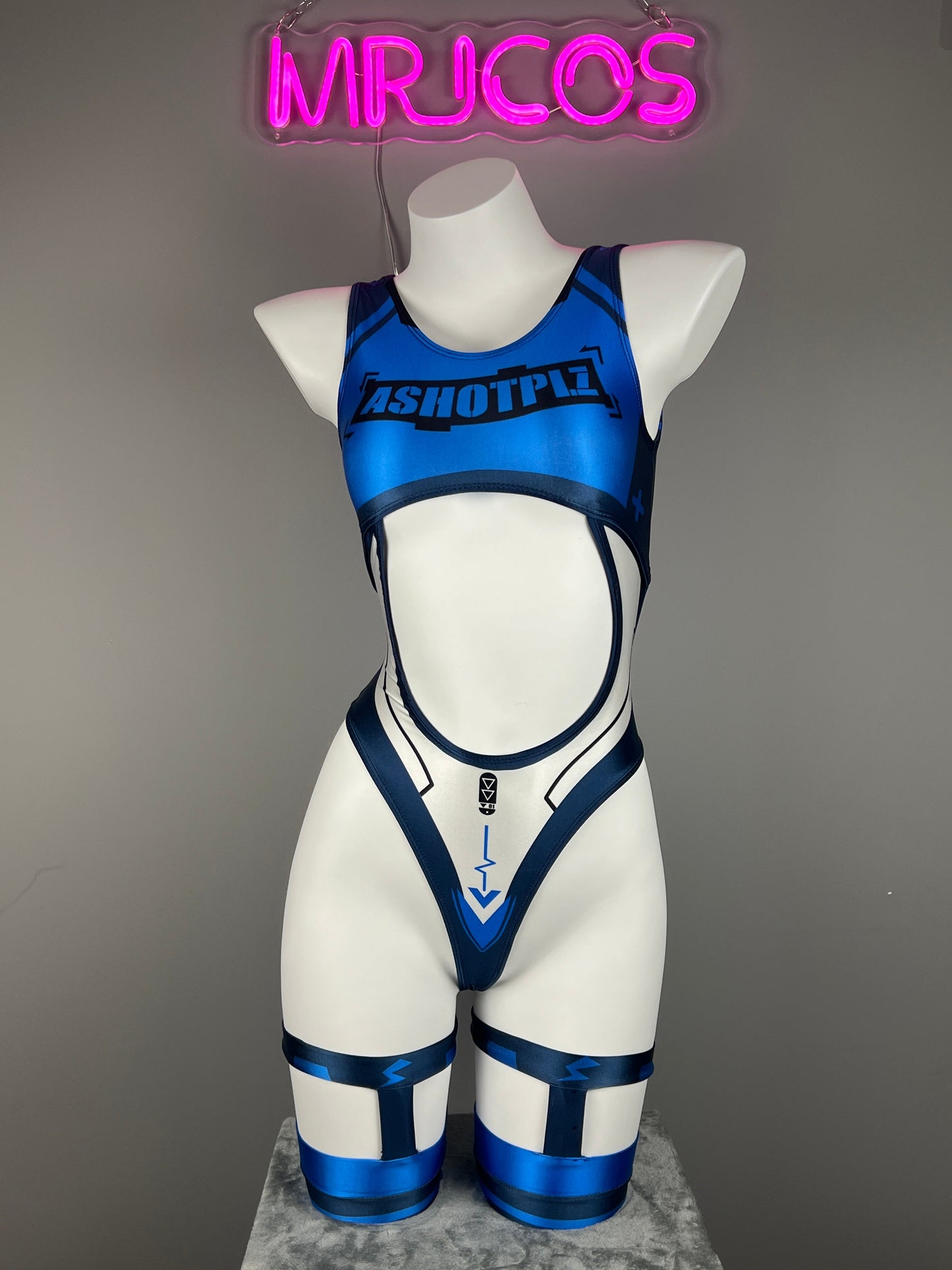 Anime Sci-fi Spandex Sexy Swim Racing Suit Wet Suit Cosplay Costume Bodysuit