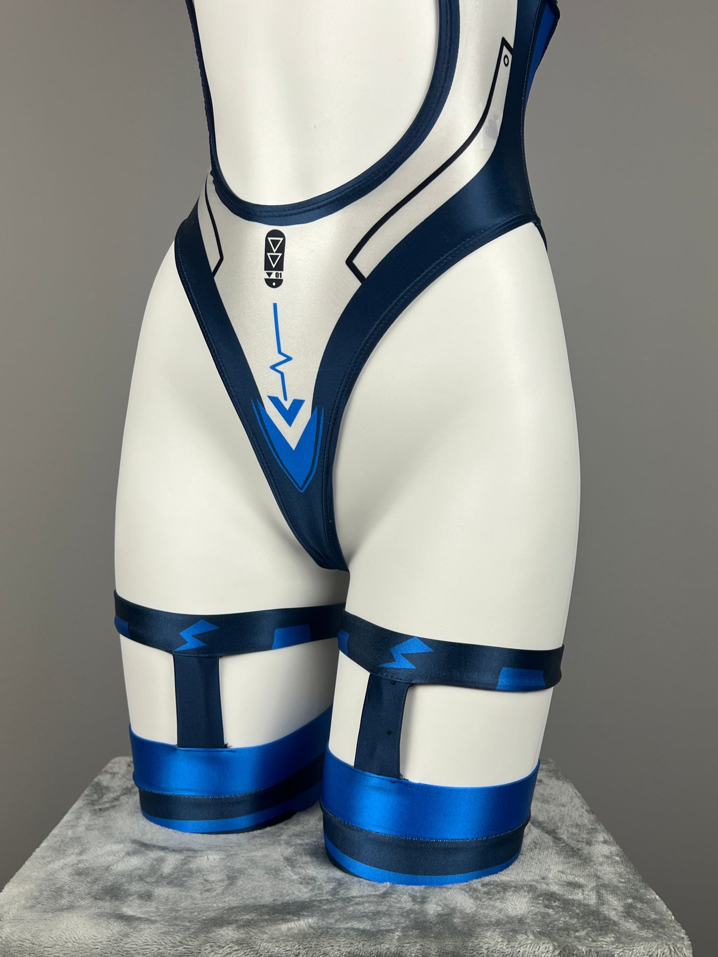 Anime Sci-fi Spandex Sexy Swim Racing Suit Wet Suit Cosplay Costume Bodysuit