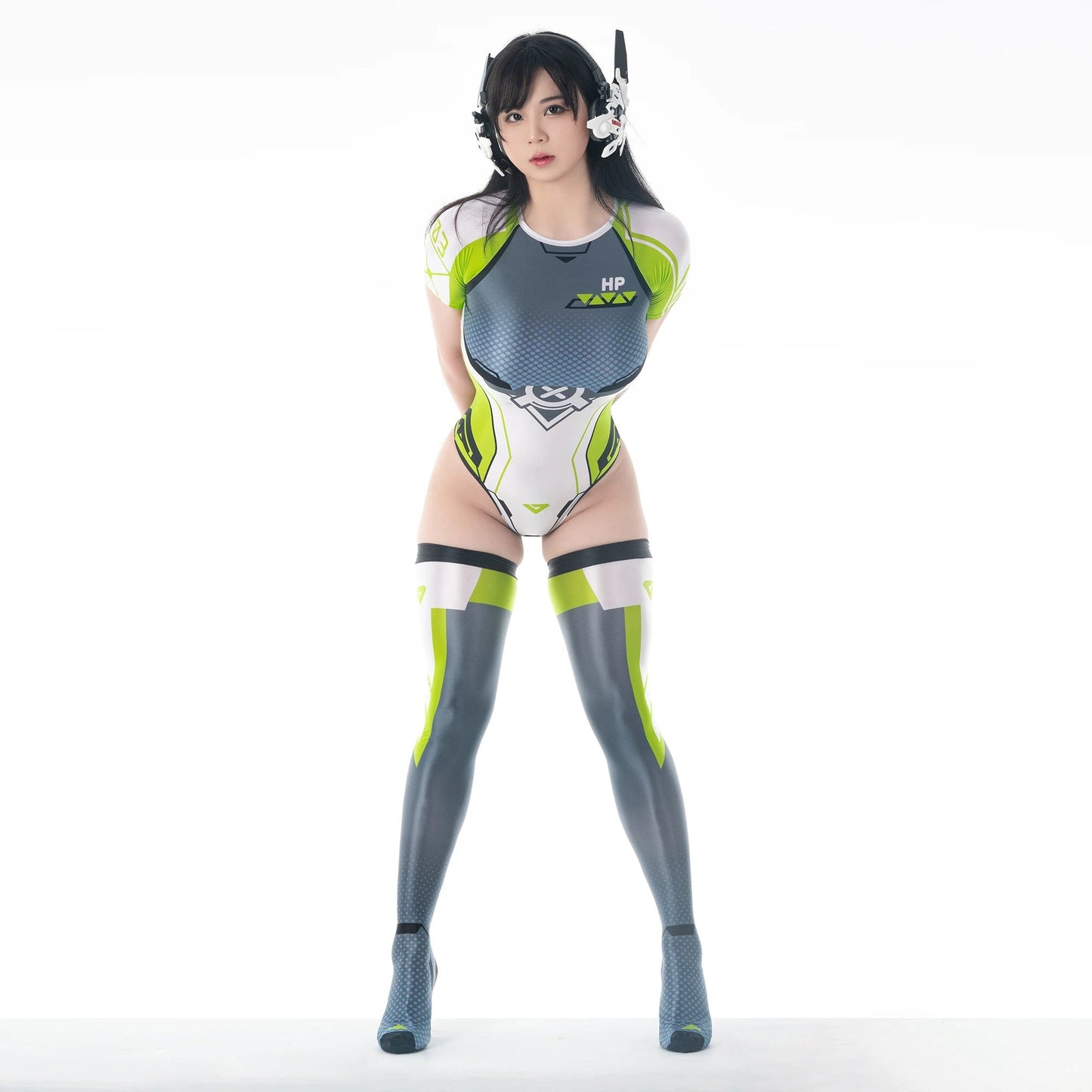 Anime Sci-fi Spandex Swimwear Racing Suit Wet Suit Race Queen Costume