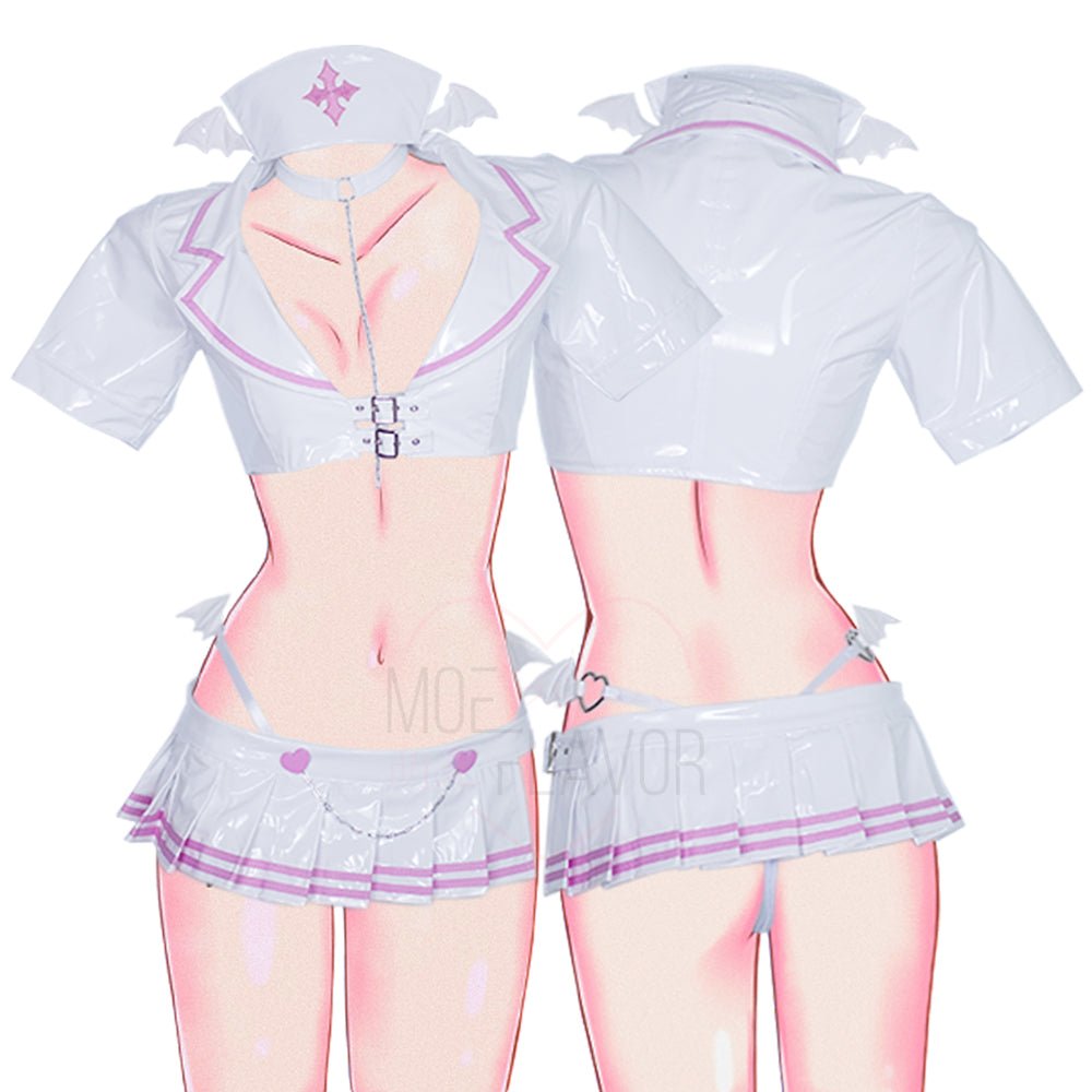 Latex Succubus Nurse Outfit