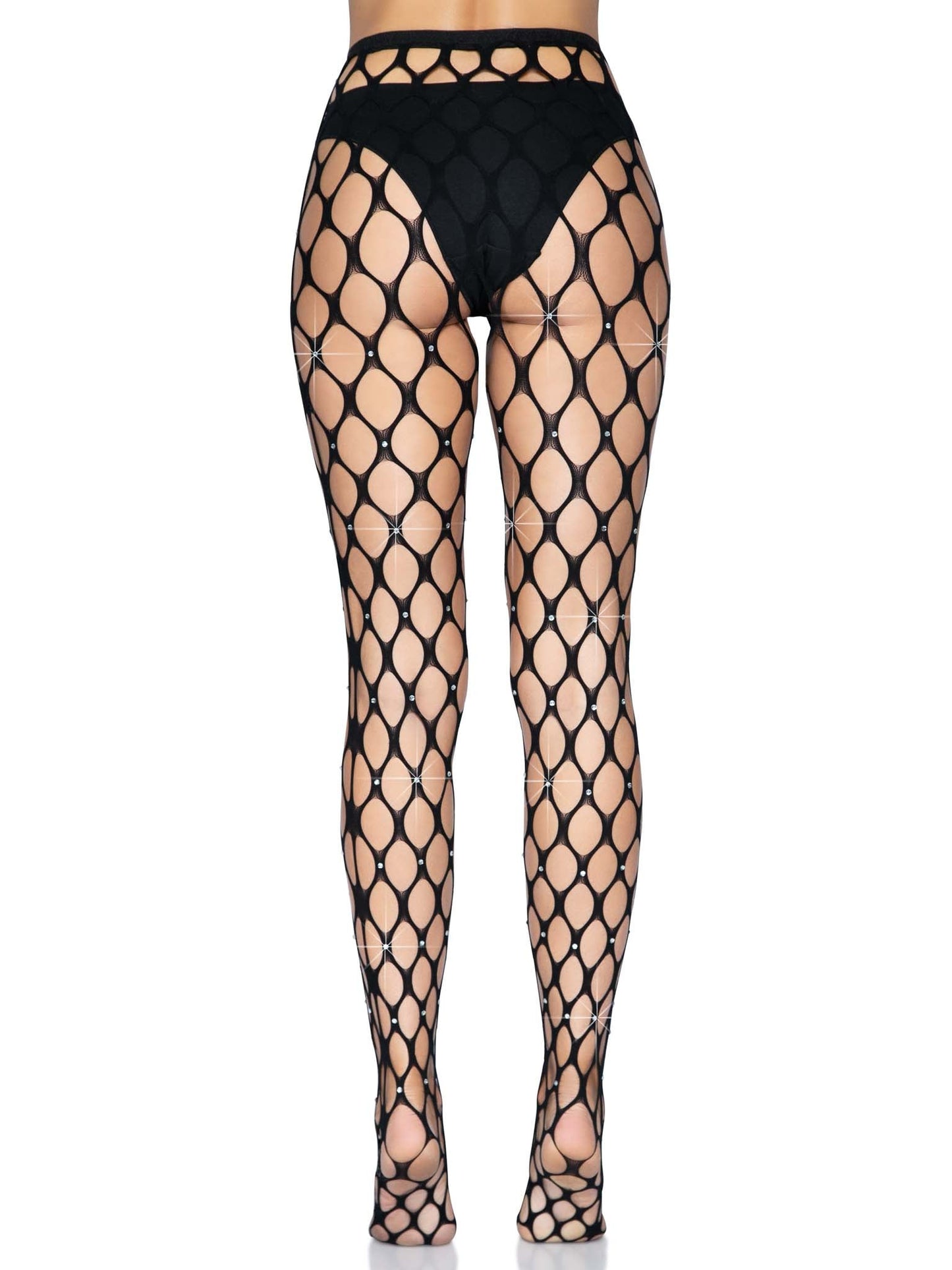 Best Hits Rhinestone Fishnet Tights Hosiery Bundle