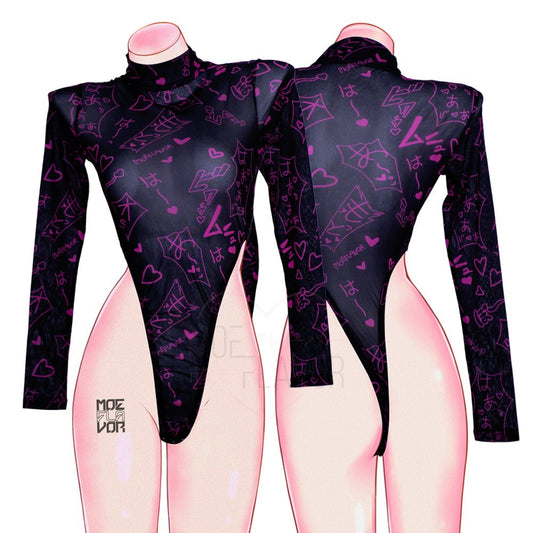 Mesh Manga Noises Bodysuit Hentai