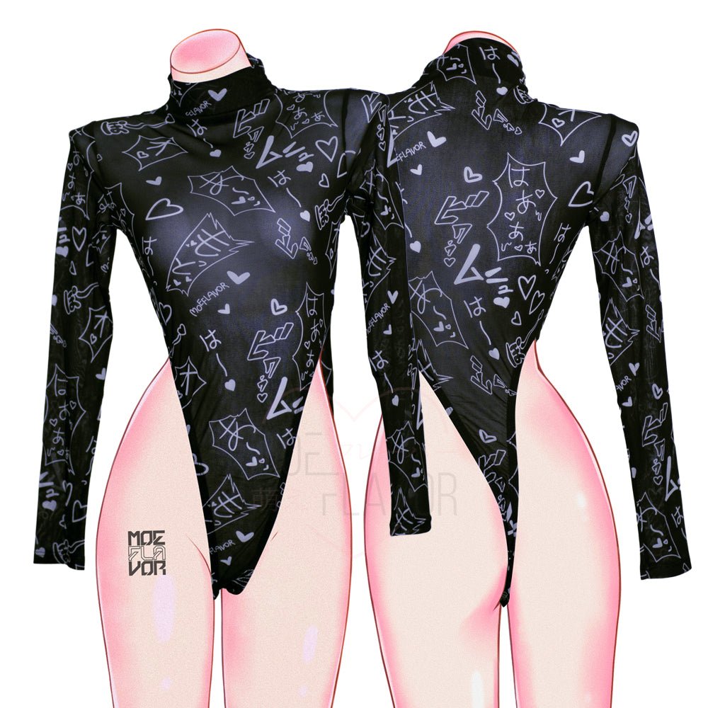 Mesh Manga Noises Bodysuit Hentai