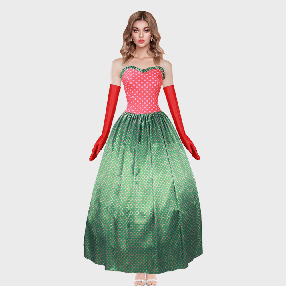 Martha May Whovier Costume Plus Size Adult May Christmas Cosplay Outfit with Gloves