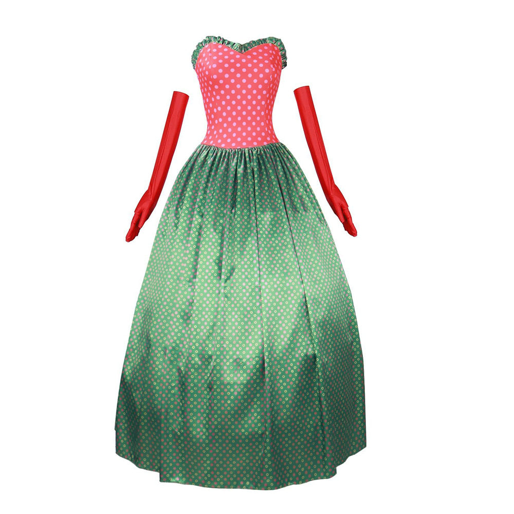 Martha May Whovier Costume Plus Size Adult May Christmas Cosplay Outfit with Gloves
