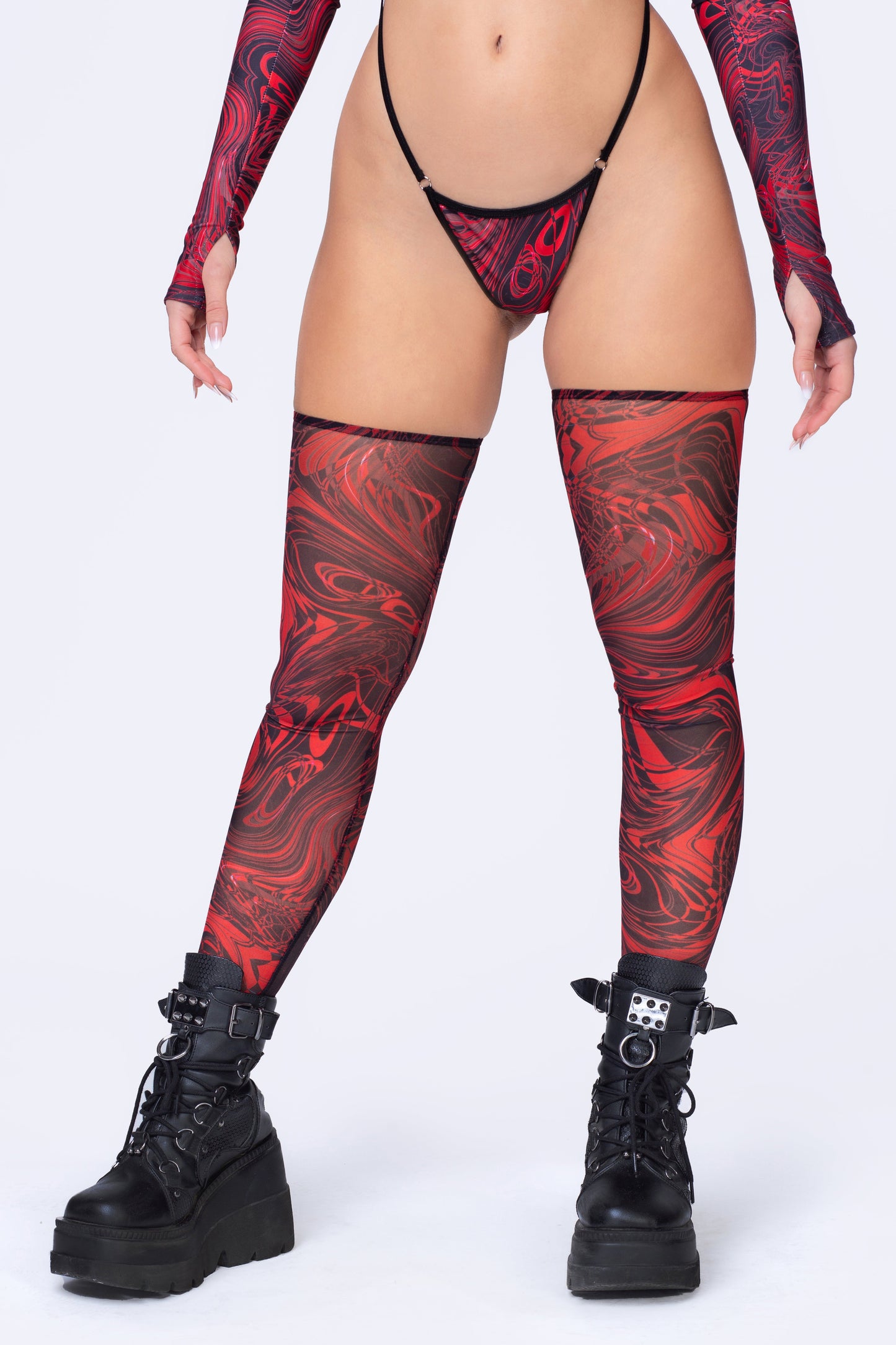 Vermillion Strappy Bodysuit