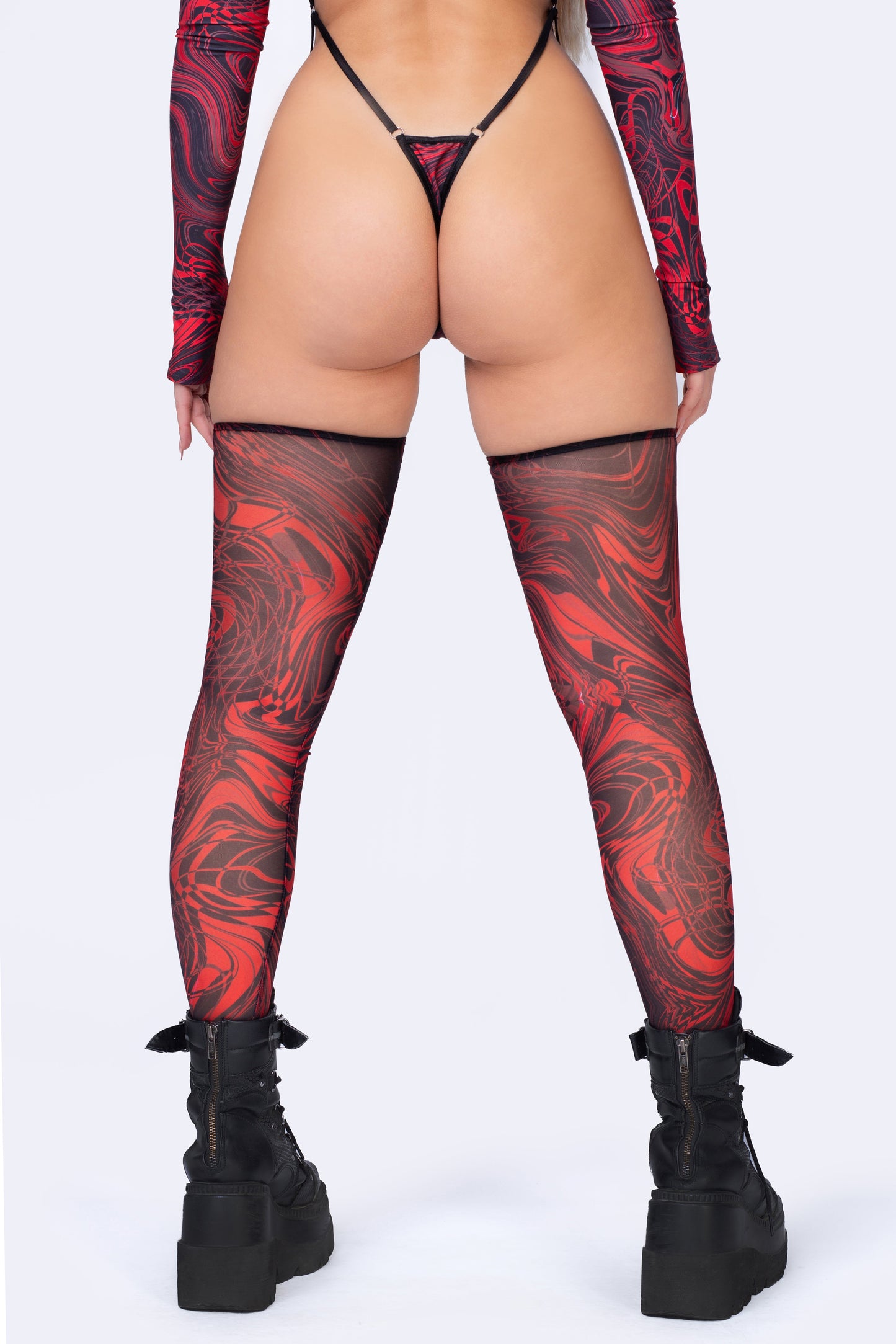 Vermillion Strappy Bodysuit