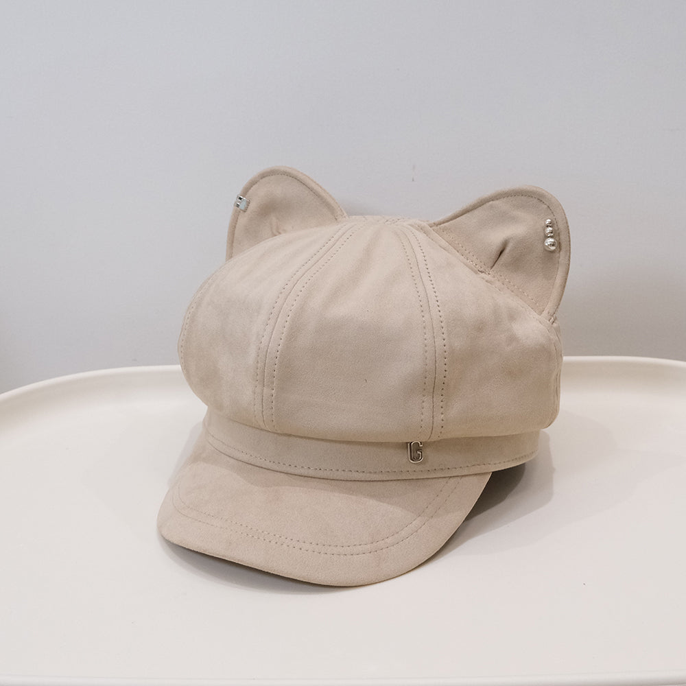 Cat Ear Newsboy Beret
