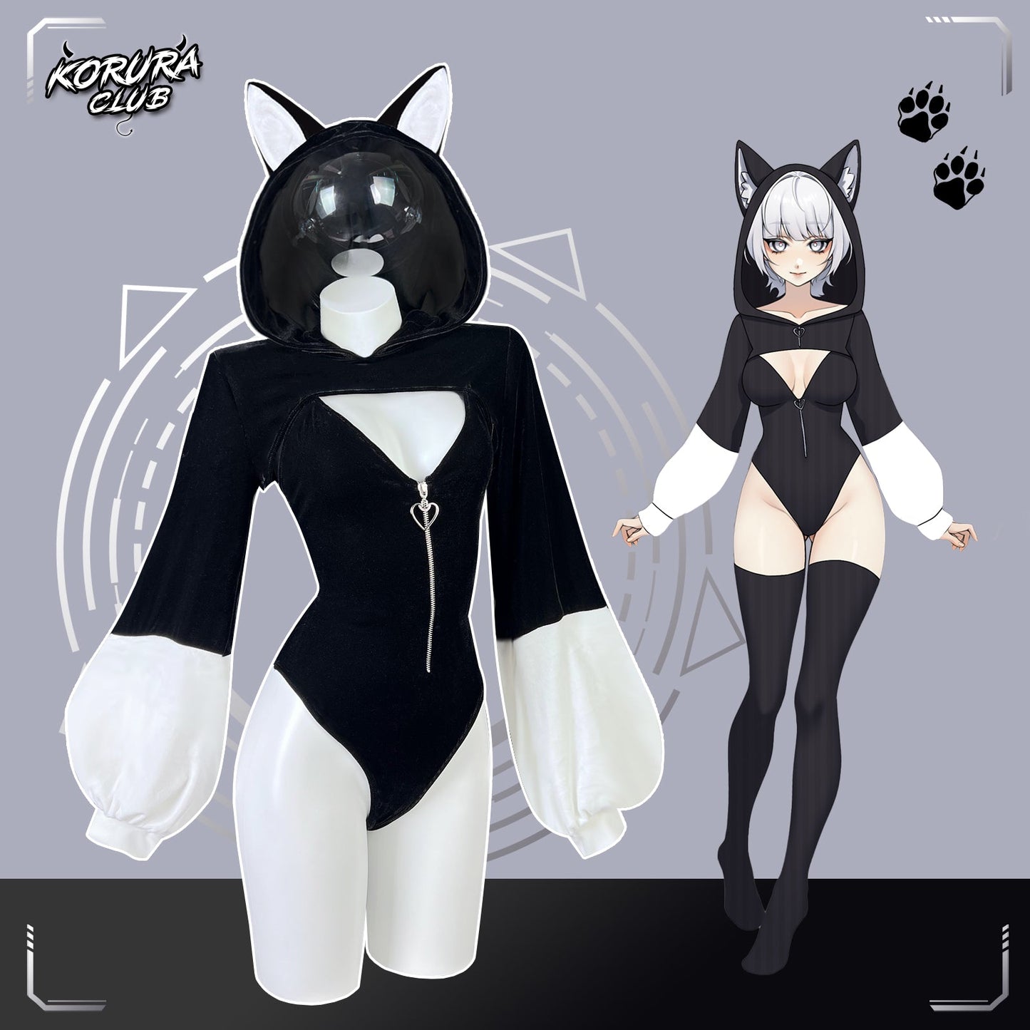 Pre-sale CUTE FOX BODYSUIT SR22