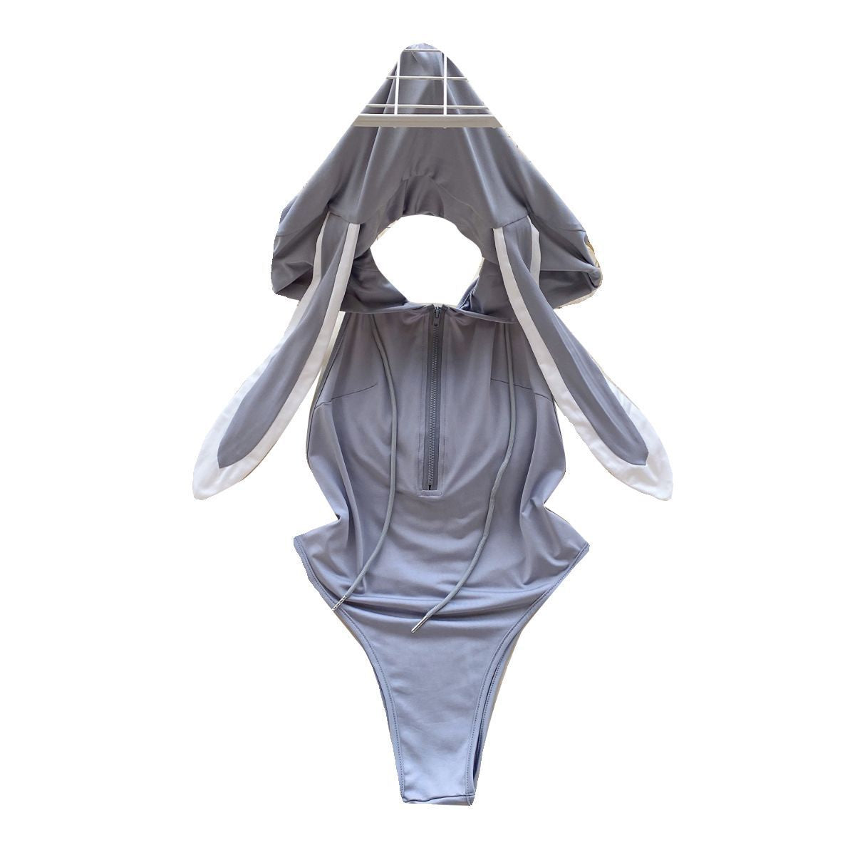 Hooded Bunny-Ear Bodysuit