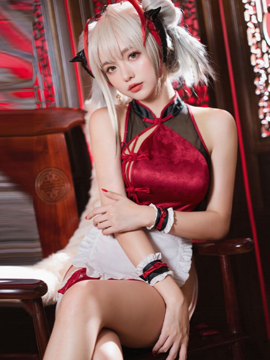 Anime Chinese-style Maid Costume