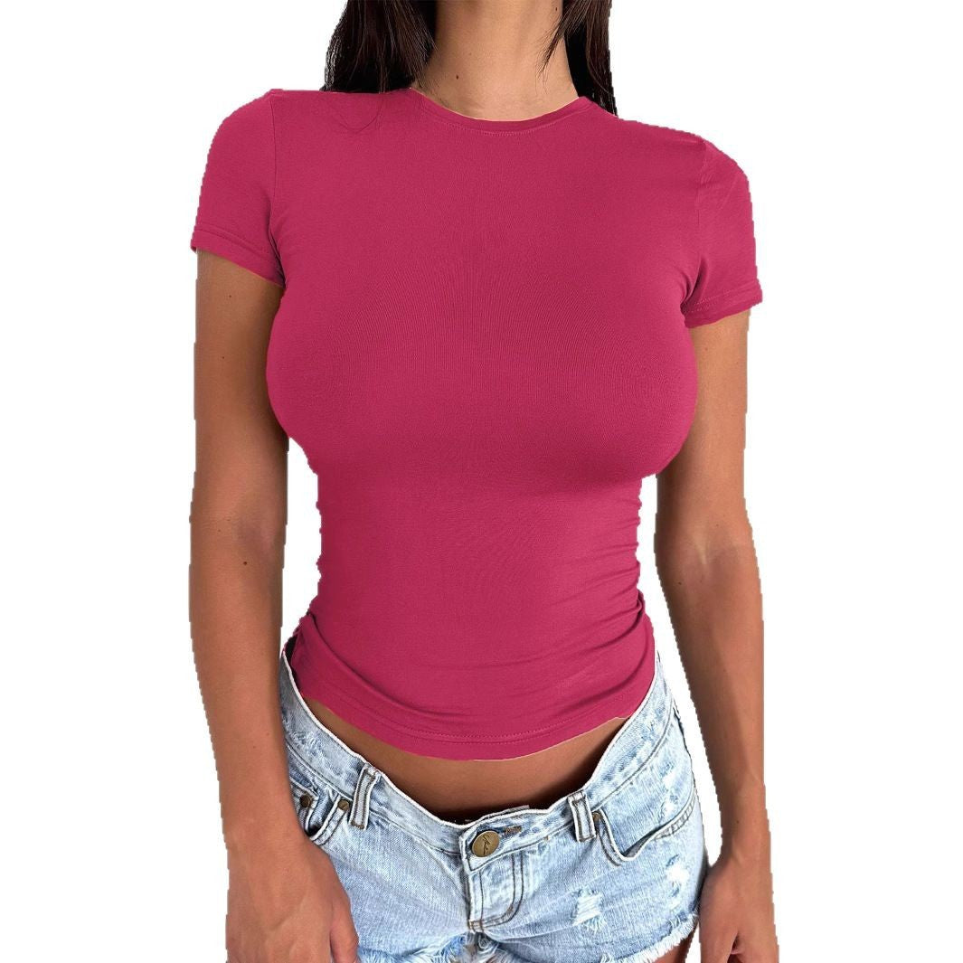 Fitted Crew Neck Baby Tee