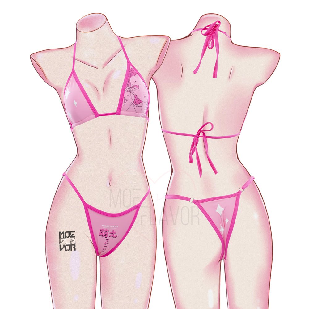 Sparkle Retro Charm Anime Swimsuit