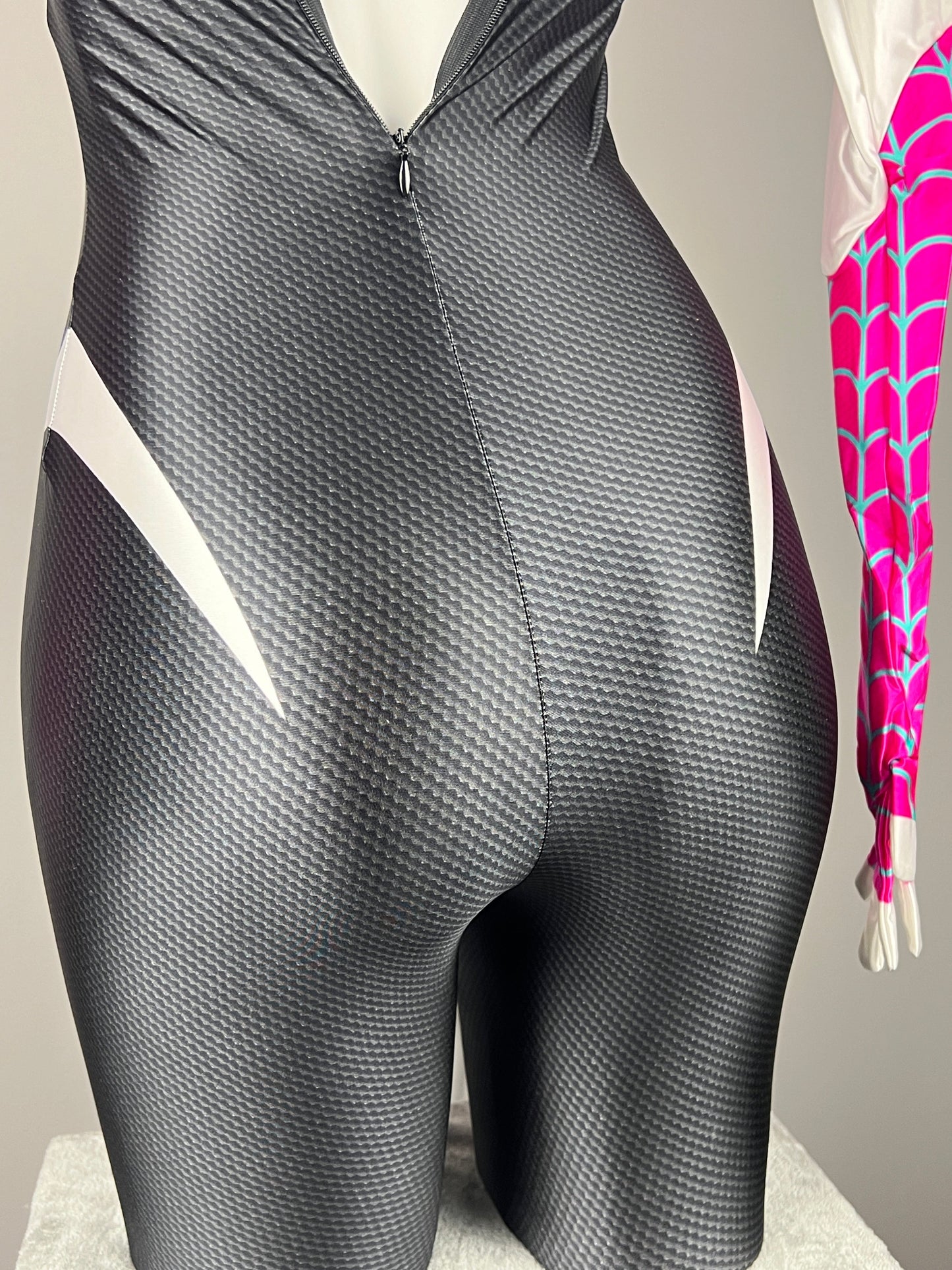 Woman Super Hero Spandex Cosplay Full Bodysuit Halloween Costume Zentai
