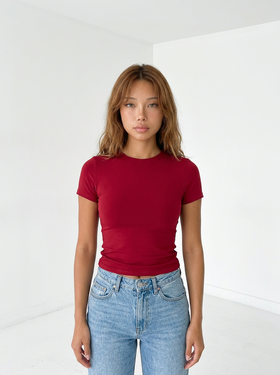 Slim Fit Crop Top