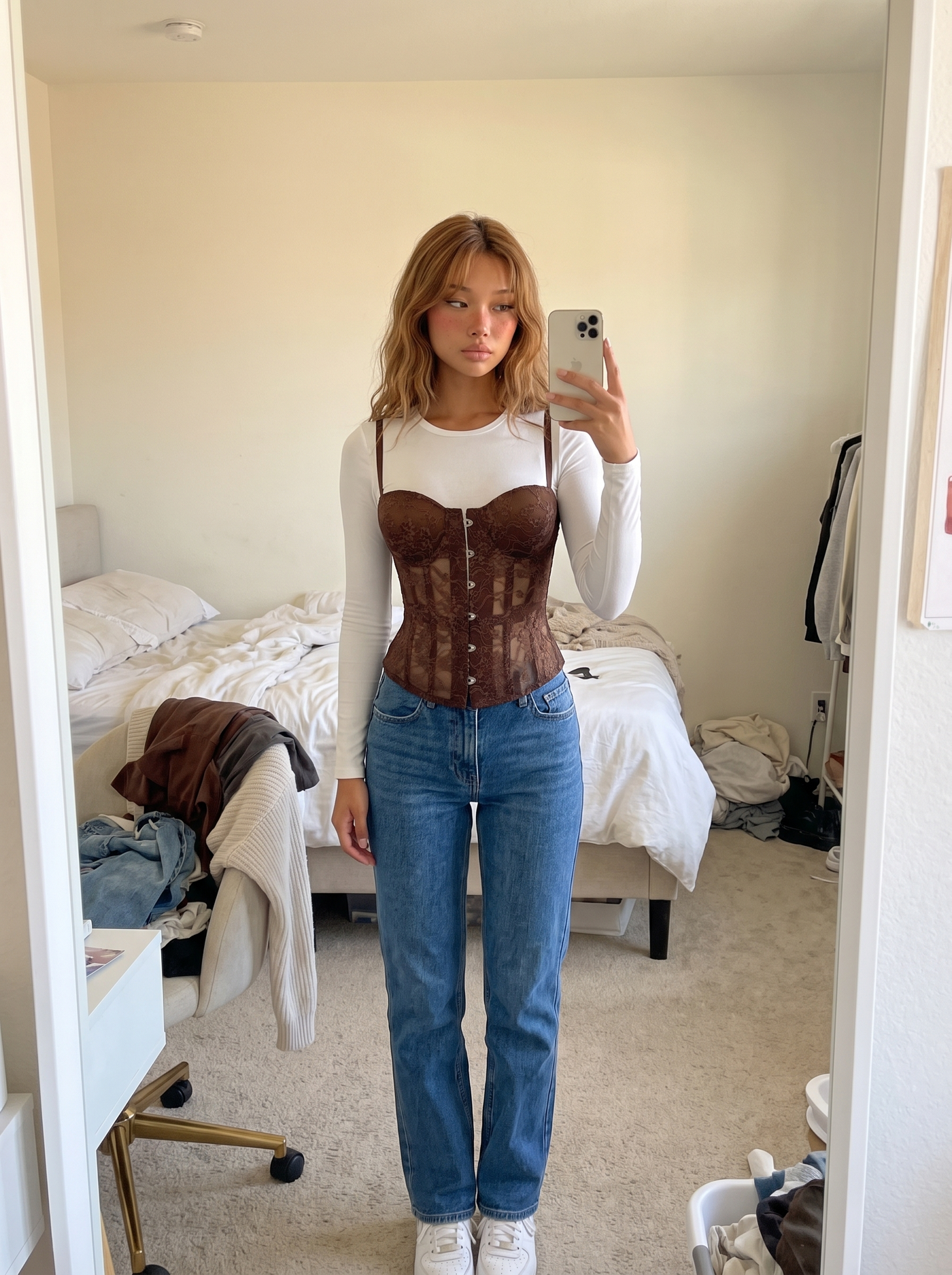 Lace Fishbone Corset