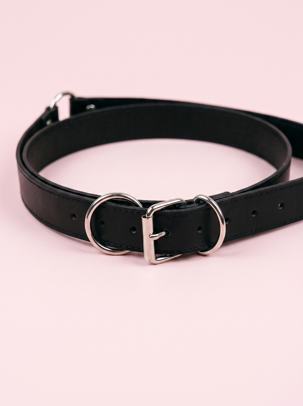 Leather O-Ring Garter Harness