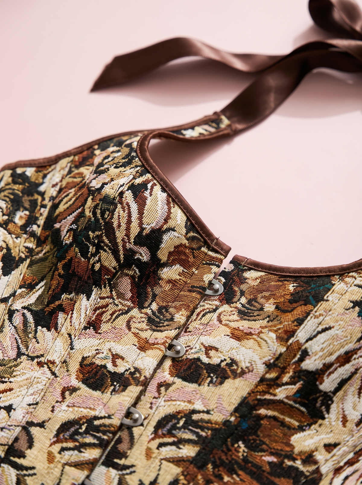 Tapestry Halter Corset
